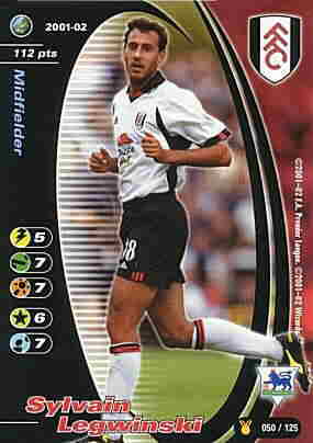 050/125 Sylvain Legwinski comune -NEAR MINT-