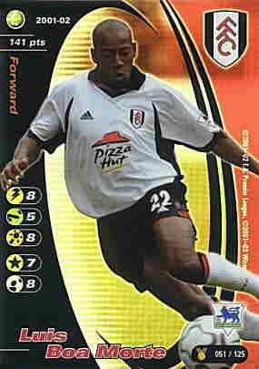 051/125 Luis Boa Morte rara foil -NEAR MINT-