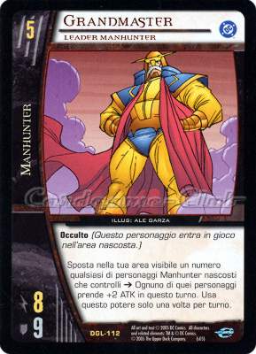 DGL-112 Grandmaster rara -NEAR MINT-