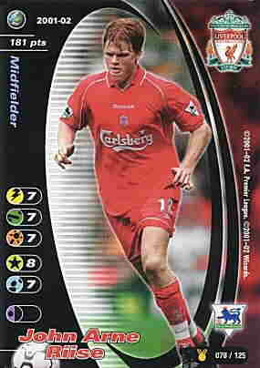 078/125 John Arne Riise comune -NEAR MINT-