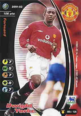 085/125 Dwight Yorke comune -NEAR MINT-