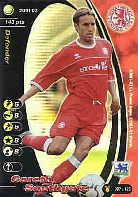 087/125 Gareth Southgate rara foil -NEAR MINT-