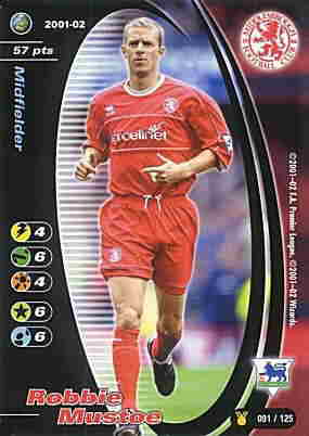 091/125 Robbie Mustoe comune -NEAR MINT-