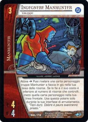 DGL-116 Ingegnere Manhunter comune -NEAR MINT-