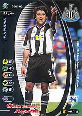 097/125 Clarence Acuna comune -NEAR MINT-