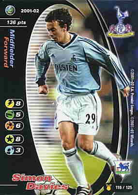 116/125 Simon Davies comune -NEAR MINT-