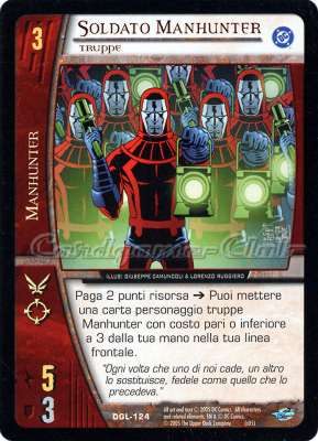DGL-124 Soldato Manhunter comune -NEAR MINT-