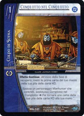 DGL-137 Complotto nel Complotto comune -NEAR MINT-
