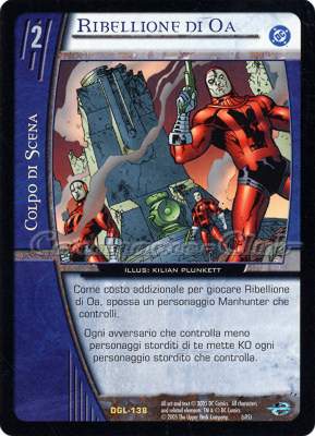 DGL-138 Ribellione di Oa rara -NEAR MINT-