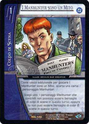 DGL-140 I Manhunter sono un Mito rara -NEAR MINT-