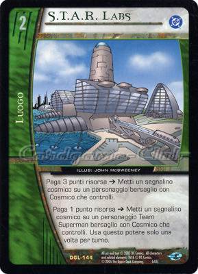 DGL-144 S.T.A.R. Labs rara -NEAR MINT-