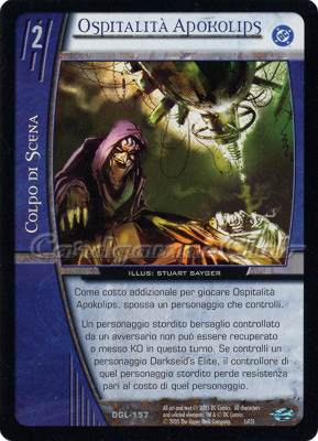 DGL-157 Ospitalita' Apokolips non comune -NEAR MINT-