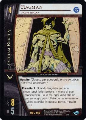 DGL-160 Ragman rara -NEAR MINT-