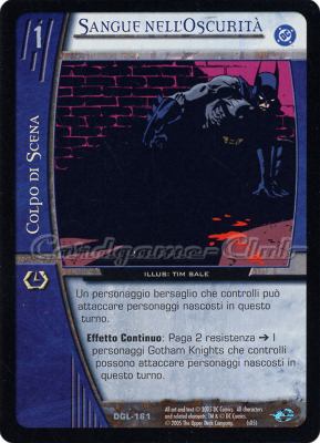 DGL-161 Sangue nell' Oscurita' non comune -NEAR MINT-