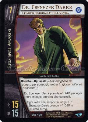 DGL-168 Dr. Ebenezer Darrk non comune -NEAR MINT-