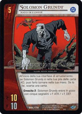 DGL-178 Solomon Grundy comune -NEAR MINT-