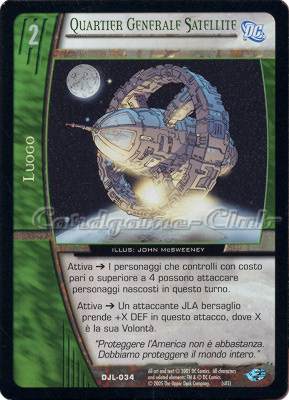 DJL-034 Quartier Generale Satellite comune -NEAR MINT-