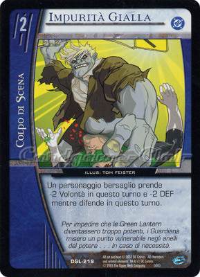 DGL-219 Impurita' Gialla comune -NEAR MINT-