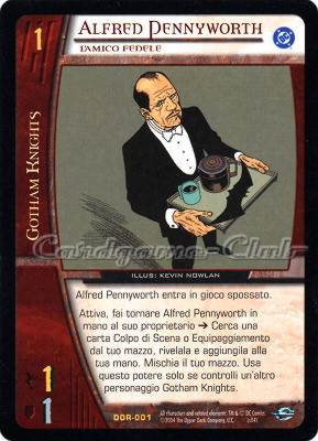DOR-001 Alfred Pennyworth rara -NEAR MINT-