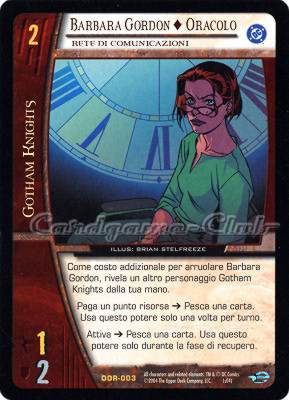 DOR-003 Barbara Gordon + Oracolo rara -NEAR MINT-