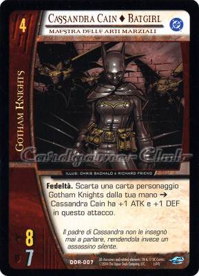 DOR-007 Cassandra Cain + Batgirl comune -NEAR MINT-