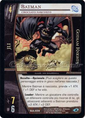 DJL-039 Batman comune -NEAR MINT-
