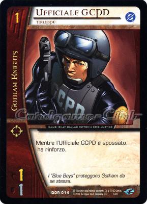 DOR-014 Ufficiale GCPD comune -NEAR MINT-