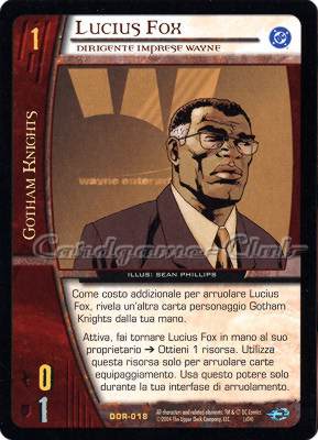 DOR-018 Lucius Fox rara -NEAR MINT-