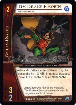 DOR-021 Tim Drake + Robin comune -NEAR MINT-
