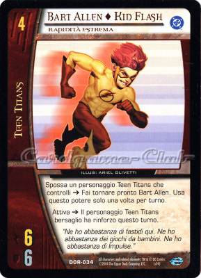 DOR-034 Bart Allen + Kid Flash comune -NEAR MINT-