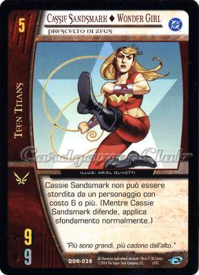 DOR-036 Cassie Sandsmark + Wonder Girl comune -NEAR MINT-