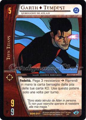 DOR-041 Garth + Tempest rara -NEAR MINT-