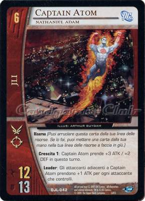 DJL-042 Captain Atom comune -NEAR MINT-
