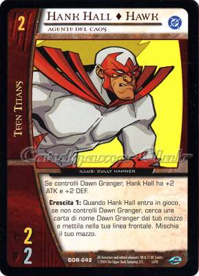 DOR-042 Hank Hall + Hawk comune -NEAR MINT-