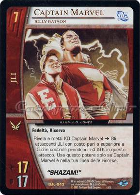 DJL-043 Captain Marvel rara -NEAR MINT-