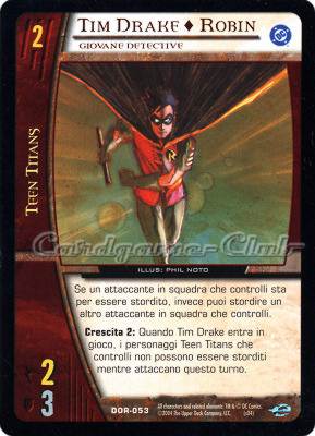 DOR-053 Tim Drake + Robin comune -NEAR MINT-