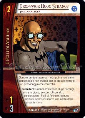 DOR-075 Professor Hugo Strange comune -NEAR MINT-