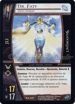 DJL-047 Dr. Fate rara -NEAR MINT-