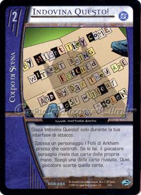 DOR-094 Indovina Questo! non comune -NEAR MINT-