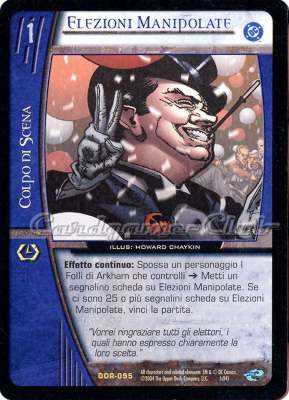 DOR-095 Elezioni Manipolate rara -NEAR MINT-