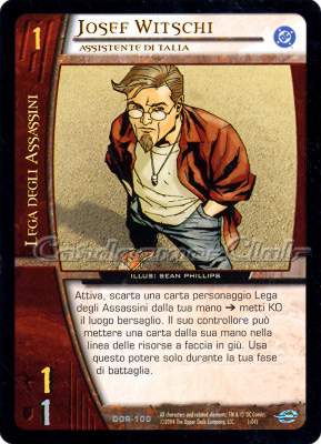 DOR-100 Josef Witschi non comune -NEAR MINT-