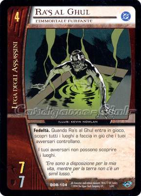 DOR-104 Ra's al Ghul comune -NEAR MINT-