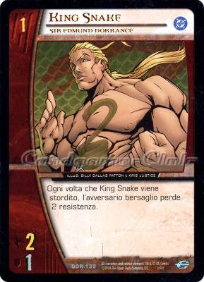 DOR-133 King Snake non comune -NEAR MINT-