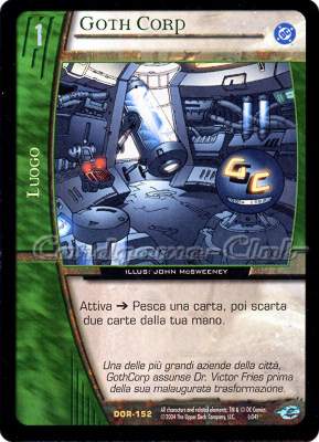 DOR-152 Goth Corp rara -NEAR MINT-