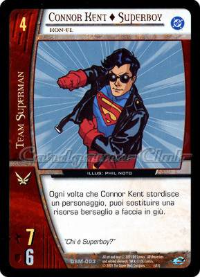 DSM-003 Connor Kent + Superboy non comune -NEAR MINT-