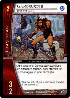 DSM-006 Gangbuster comune -NEAR MINT-