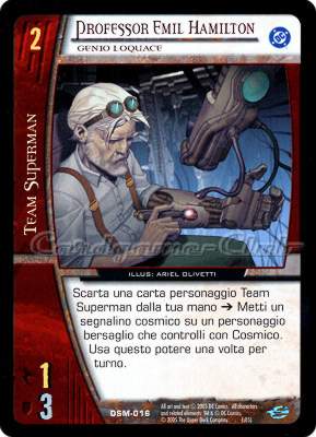 DSM-016 Professor Emil Hamilton comune -NEAR MINT-