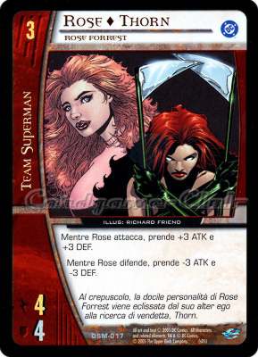 DSM-017 Rose + Thorn non comune -NEAR MINT-
