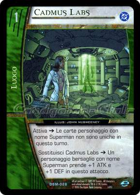 DSM-026 Cadmus Labs non comune -NEAR MINT-