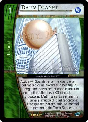 DSM-027 Daily Planet rara -NEAR MINT-